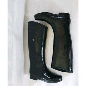 Hunter Sandhurst Carlyle Womens Black Equestrian Riding Boots Ladies Size 7/38